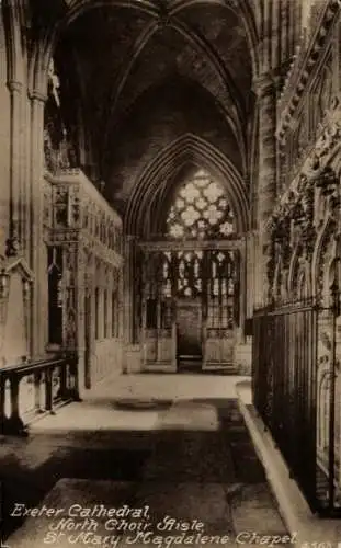 Ak Exeter Devon England, Kathedrale, St. Mary-Magdalene-Kapelle