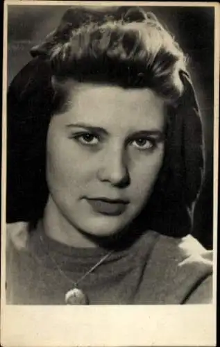 Ak Schauspielerin Carmen, Portrait, Autogramm