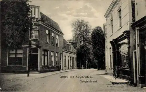 Ak Abcoude Utrecht Niederlande, Dorfstraße