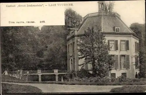 Ak Standort Vuursche Baarn Utrecht Niederlande, Groot Drakenstein Castle