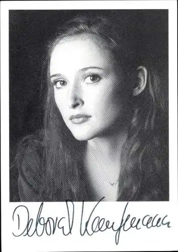 Ak Schauspielerin Deborah Kaufmann, Portrait, Autogramm