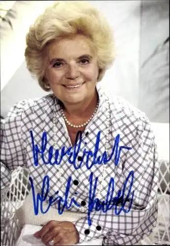 Ak Schauspielerin Heidi Kabel, Portrait, Autogramm