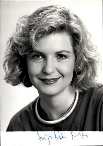 Ak Schauspielerin Brigitte Kabs, Portrait, Autogramm