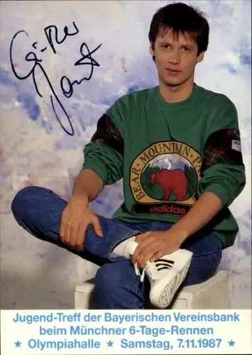 Ak Schauspieler Günther Jauch, Portrait,  Autogramm, Jugend-Treff