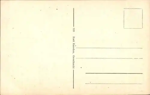 Ak Geesthacht an der Elbe, Teilansicht, Bäume