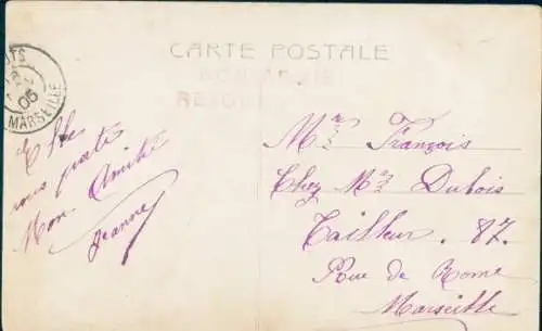 Glitzer Ak Portrait einer Frau mit Hut, Blumen, Jean Hett