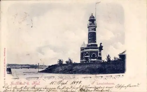 Ak Holtenau Kiel, Leuchtturm