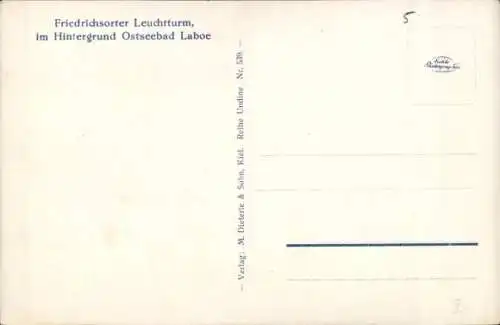 Ak Friedrichsort Kiel, Leuchtturm, Ostseebad Laboe