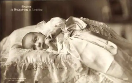 Ak Erbprinz Ernst August von Braunschweig und Lüneburg, Kinderportrait