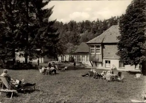 Ak Ernstroda Friedrichroda im Thüringer Wald, FDGB-Erholungsheim Otto Heller