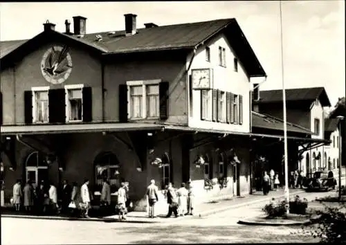 Ak Bad Elster im Vogtland, Bahnhof