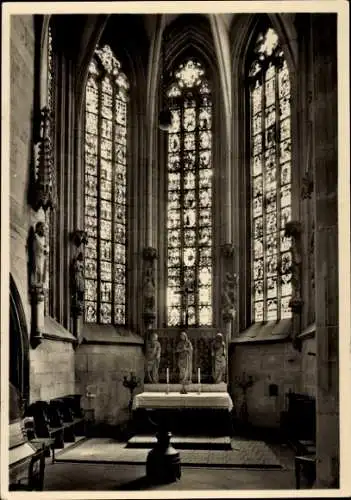 Ak Halberstadt in Sachsen Anhalt, Dom, Marienkapelle, Innenansicht, Altar
