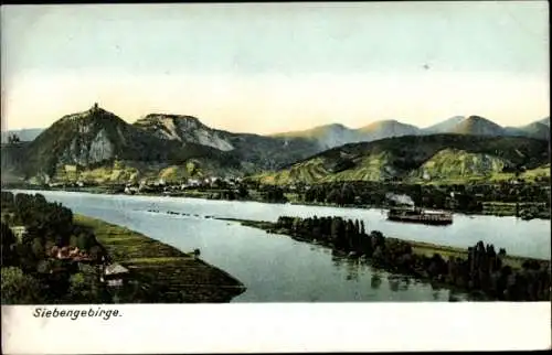 Ak Rolandswerth Remagen am Rhein, Siebengebirge, Drachenfels