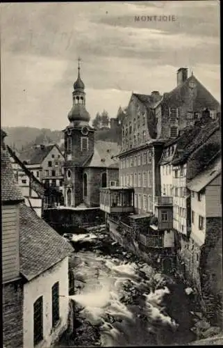 Ak Monschau Montjoie in der Eifel, an der Rur