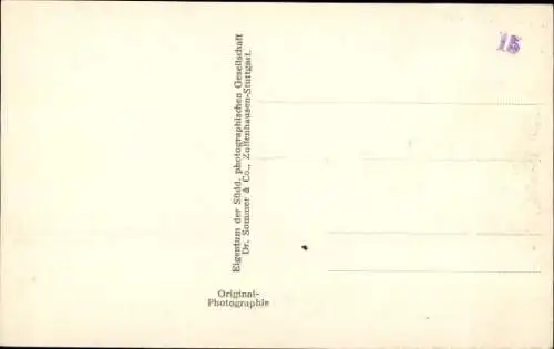 Ak Karlsruhe in Baden, Schloss, Skulpturen, Torbogen, Schlossgarten