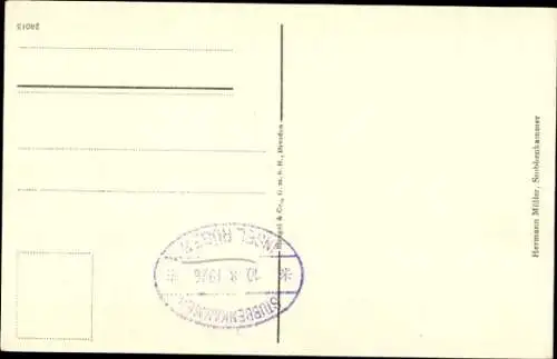 Ak Stubbenkammer Sassnitz auf Rügen, Königstuhl