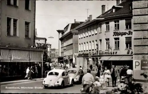 Ak Rosenheim Oberbayern, Münchner Straße