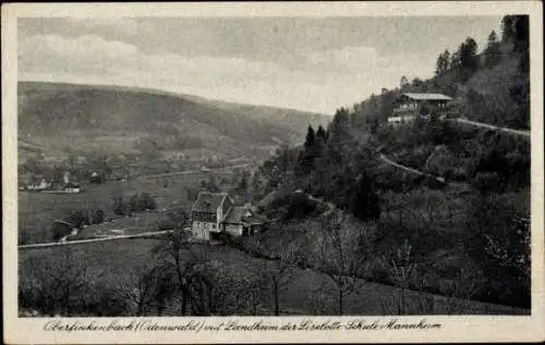 Ak Oberfinkenbach Rothenberg Oberzent im Odenwald, Panorama