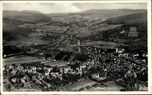 Ak Höchst im Odenwald, Luftbild, Panorama