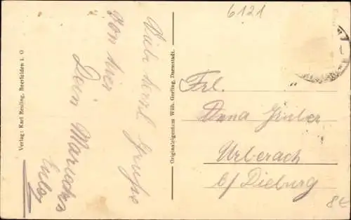 Ak Rothenberg Oberzent im Odenwald, Panorama