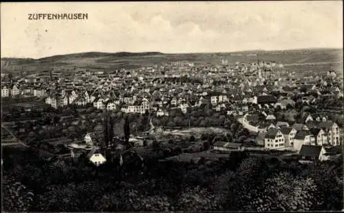 Ak Zuffenhausen Stuttgart in Württemberg, Panorama