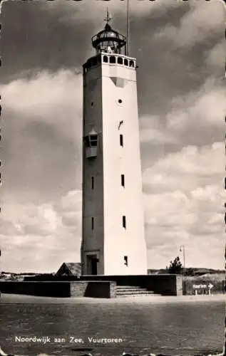 Ak Noordwijk aan Zee Südholland, Leuchtturm