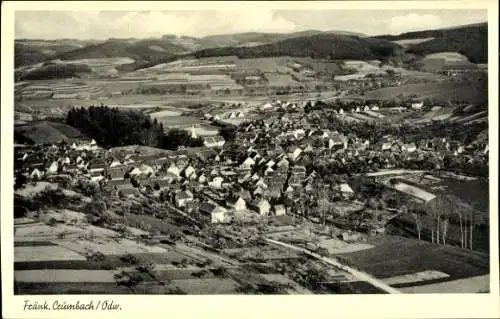 Ak Fränkisch Crumbach im Odenwald, Panorama