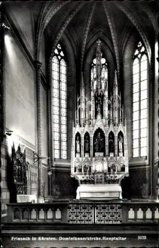 Ak Friesach in Kärnten, Dominikanerkirche, Hauptaltar