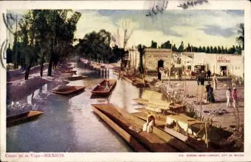 Ak Mexiko, Canal de la Viga