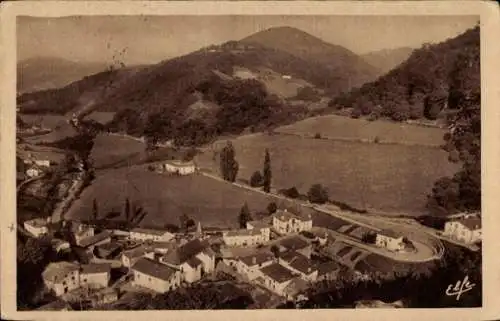 Ak Arnéguy Pyrénées Atlantiques, vue generale