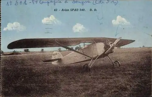 Ak-Flugzeug, SPAD 540-Flugzeug