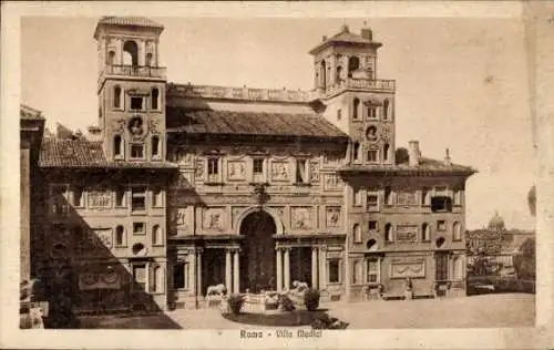 Ak Roma Rom Lazio, Villa Medici