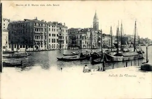 Ak Venezia Venedig Veneto, Bacino di S. Marco
