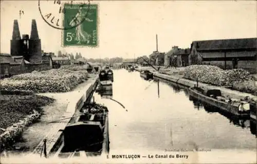 Ak Montluçon Allier, Canal du Berry