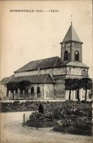 Ak Romainville Seine Saint Denis, Kirche