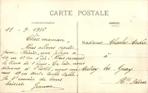 Ak Cotes Bretonnes, die Bootstoilette