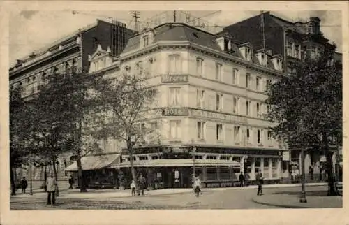 Ak Hamburg Mitte St. Pauli, Café Minerva, Inh. Aug. Heinemann, Reeperbahn Ecke Sophienstraße