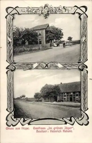 Ak Hope Hameln an der Weser Niedersachsen, Gasthaus Im grünen Jäger