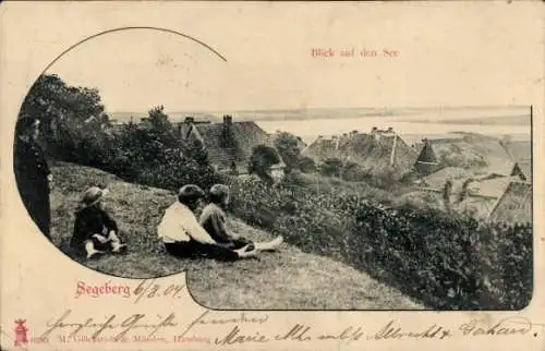 Ak Bad Segeberg in Holstein, Blick auf den See, Kinder