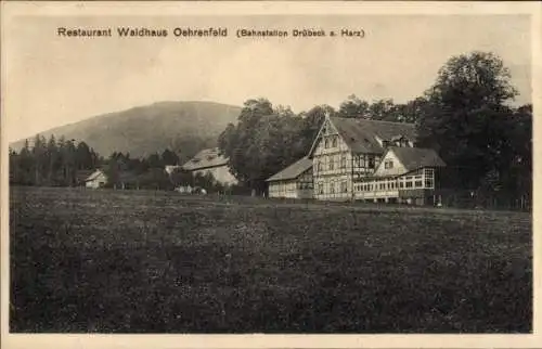 Ak Oehrenfeld Drübeck Ilsenburg im Harz, Restaurant Waldhaus