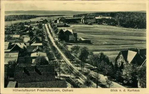 Ak Friedrichsbrunn Thale im Harz, Blick zum Kurhaus