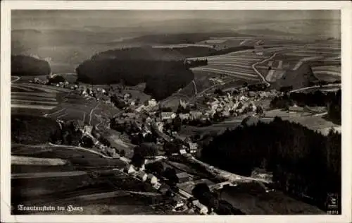 Ak Trautenstein Oberharz, Klinke Fliegeraufnahme 18313