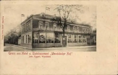 Ak Hamburg Wandsbek, Hotel-Etablissement Wandsbeker Hof