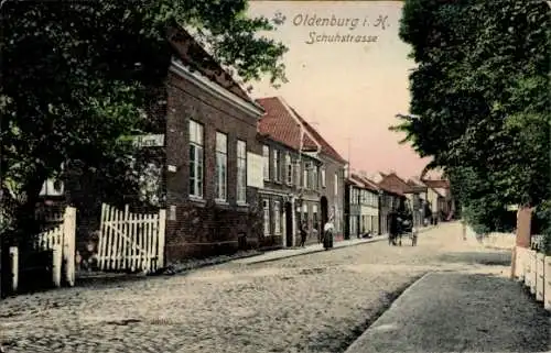 Ak Oldenburg in Holstein, Schuhstraße