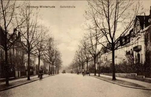 Ak Hamburg Nord Winterhude, Gellertstraße