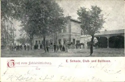 Ak Hamburg Nord Fuhlsbüttel, Fuhlsbüttlerberg, Clubhaus und Ballhaus