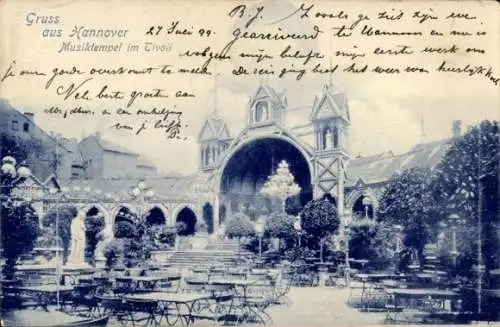 Ak Hannover in Niedersachsen, Musiktempel im Tivoli