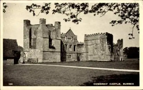 Ak Easebourne West Sussex England, Cowdray Castle