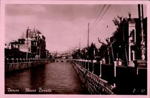 Ak Damas Damaskus Syrien, Barada river