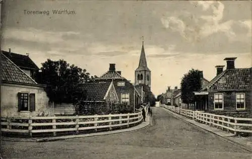 Ak Warffum Groningen Niederlande, Torenweg